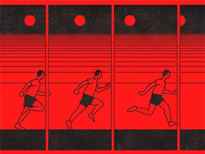 Sprint adobe artist canada character comics editorial editorial illustration election 2020 french illustration illustrator line art montreal presidential election procreate run running sport texture vote