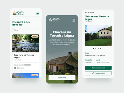 Agges - Website design figma real estate site design ui design uidesign uiux web website website design