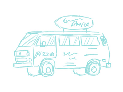 Looking Sketchy My Dudes 80s netflix pizza pizza car pizza van stanger things surfer boy pizza surfing vintage van