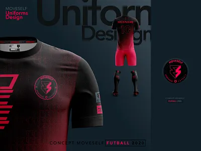 Moveself uniforms design branding concept design futbol graphic design jesey logo soccer sport sports sports branding sports design sportswear typography uniforms