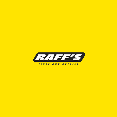 Raffs details logo logo design tires