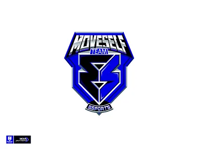 Moveself Esports team design esports esports logo flat graphic design illustration illustrator logo sport sports branding sports design sports logo sportswear typography vector
