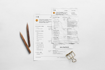 Resume Mockup 2020 resume mockup sketch typography ui