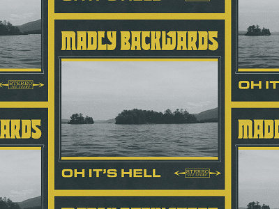 In Progress: Madly Backwards Single Artwork album art album cover design graphic design music richmond single art typography