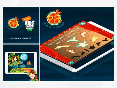 PIPO MI AMIGO IMAGINARIO app art book design photoshop ui ux