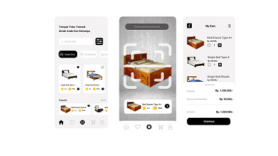 Contoh Desain Figma design figma furniture iphone