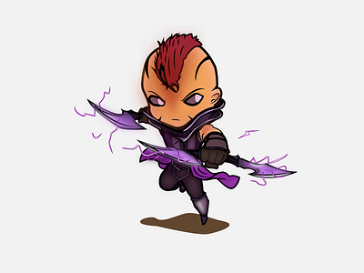 Anti Mage Dota 2 art design dota dota 2 dota2 hero image illustration illustrations logo vector