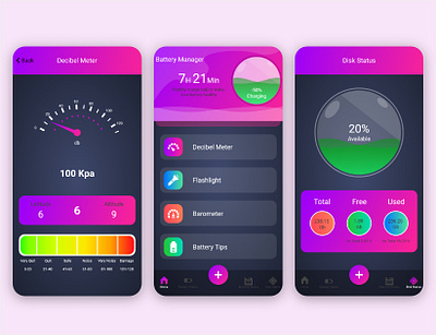 BATTERY SAVER ui ui design