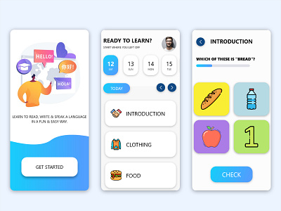 LANGUAGE LEARNING REDESIGN ui ui ux ui design