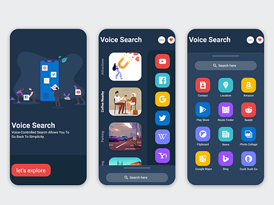 VOICE SEARCH UI ui ui design uidesign