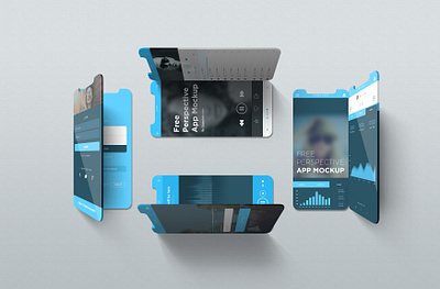iphone x Perspective App Mockup Desgin Free Download app download free download psd iphone x iphone x app mockup ui ux webdesign