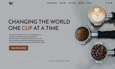 Redesign for Coffee Roasters design ui ux web