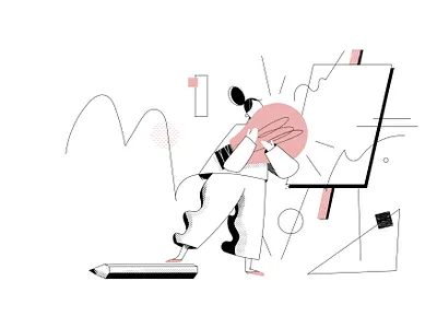 Unravel 05 / Painpoints Multishot character design growth ideas illustration implementation minimal texture vector work wrocław