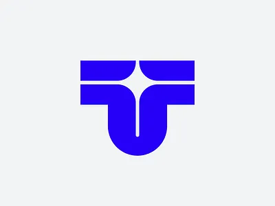 T bold design icon logo logotype monogram simple t