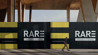 RARE Moving & Storage branding design identity logo