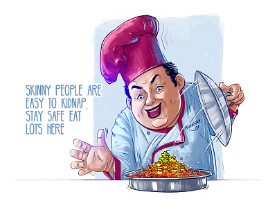 Food lover chef childrens book creative design fat chef food food and drink food lover foodie foodies foodillustrator illustration yummy food yummy menu