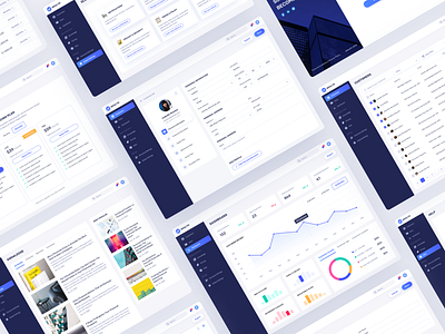 Wealth Financial UI Kit crm finance saas template theme ui ui kit ui8 uxui wealth