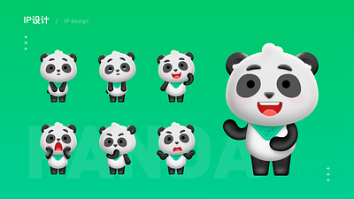 PANDA KAJIANG EMOTICON DESIGN emoticon ip panda