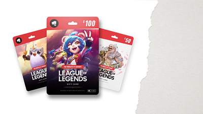 RP Card Update advertising amazon brand branding design game gift cards giftcard leagueoflegends marketing riotgames