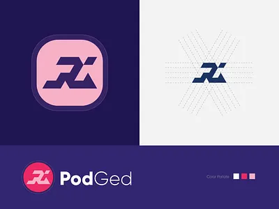 PG Letter LOGO brand brand identity branding g letter logo logodesign modern logo p letter p logo pg letter pg letter logo pg logo podged podged logo popular shot unique logo vector