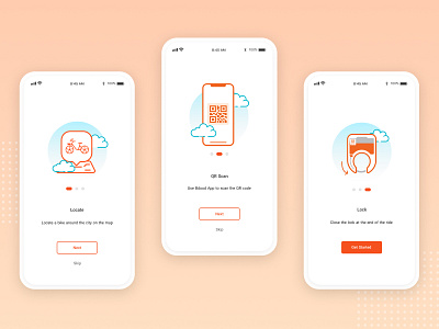 Bdood Onboarding app app design illustraion onboarding onboarding ui ui uidesign uiux ux