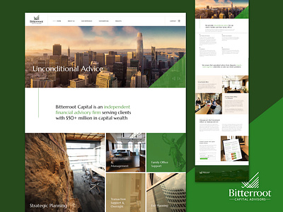 BitterrootCapital.com Web Design brand photography creative direction digital advertising financial financial advisors graphic design mobile website web design website design wordpress