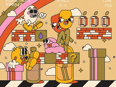 still life week 47 character character design characters design flat illustraion illustration marioworld still life stilllife team