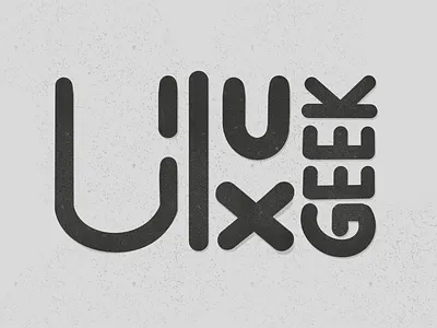 uiuxgeekid | Logo black design designer logo logo design white