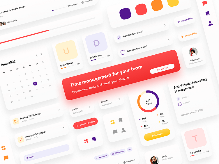 Time Management App by Stanislav Lebedev for Purrweb UI/UX Agency on ...