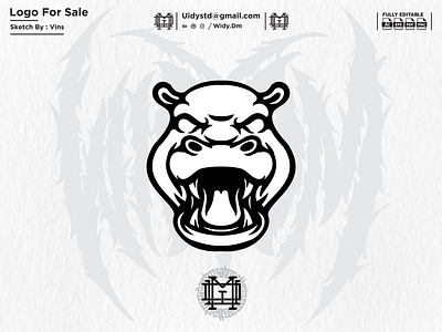 Hippo Logo animal logo esport esport logo farm logo hippo hippo logo logo for sale mascot mascot logo zoo zoo logo