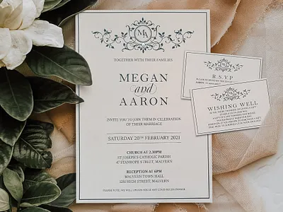 Wedding Invitation Suite elegant invitation graphic design graphic designer invitation design invitation set invitation suite monogram monogram design simple design simple wedding inviatation wedding invitation elegant wedding invitations wedding invites wedding suite
