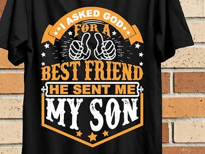 I asked god best logo graphic design typography