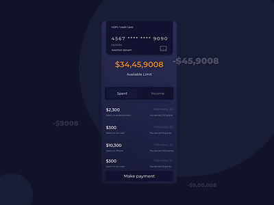 Bank App app design granddesignlab minimal ui ux