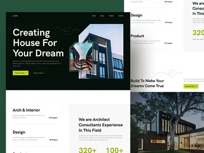 Arch | Architecture template agency architect architectural architecture architecture design art design graphic design home page interior architecture interior design landing landing page minimal property real estate ui ux web website