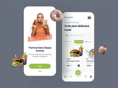 Food App cart food online store order restaurant service