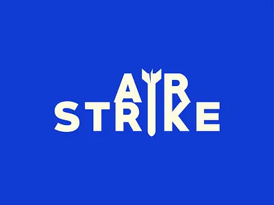 Air Strike bomb logo military plane rocket