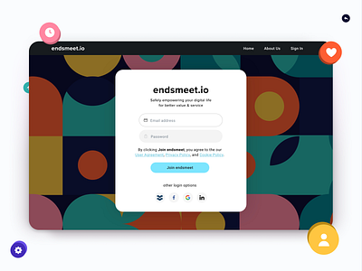 Sign up page concept design adobe xd clean design decentralized app design flat design madewithxd onboarding sign up page sign up ui ui user experience user interface