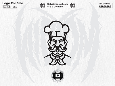 Chef Logo chef chef icon chef illustration chef logo chef mascot restaurant restaurant branding restaurant logo