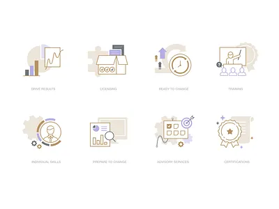 Change Management Icons Set business change change management corporative flat icon set icons icons design illustration simple