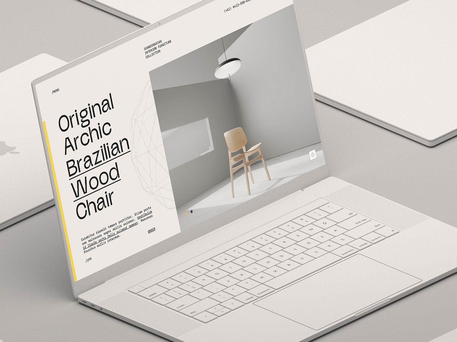 Archic// Furniture Picker 3d animation furniture landing motion graphics ui web webdesign webpage website