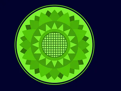 The lotus flower low resolution art branding design flat graphic design icon illustration illustrator logo vector