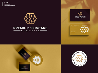 premium logo design alesha design awesome beauty business cosmetic design dribbble elegant graphic illustration inspirations logo luxury premium product salon spa symbol template vector