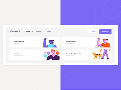 Sonnect Navigation Bar adobe branding figma figma design figmadesign minimal navigation bar navigation design navigation menu ui ui ux ui design uidesign ux ux ui ux design web web design website website design