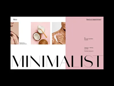 Skin care animation branding fashion homepage logo motion design skincare typography ui ux web webanimation website