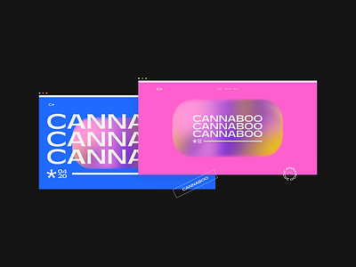 Cannaboo branding cannabis cannabis branding cannabis product cbd experience freelancer 2021 gradient graphic design logo nikola obradovic design ondsn product design relax sensory sleep surreal thc treatment web design