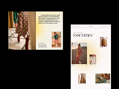 SEZANE — ESSENTIALS // BOOK art direction branding clothing ecommerce editorial editorial art editorial design editorial layout fashion fashion brand graphic logo poster print typography ui uidesign uiux webdesign