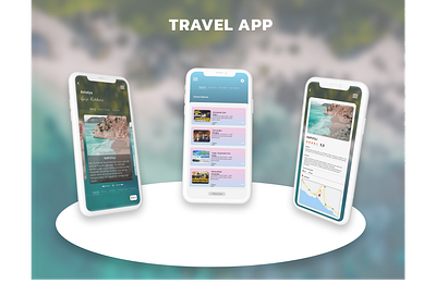 TRAVELL APP adobexd app design figma ui