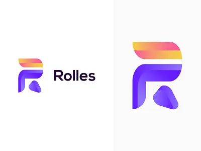 R Letter Logo Concept | R Lettermark abstract logo app icon app logo brand brand identity branding branding design gradient logo lettermark logo logo design logo ideas logo inspiration logotype modern design modern logo modern r logo monogram r letter r logo