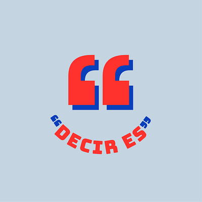 "Decir Es" branding clothing design font illustrator latino logo logo design logotype minimal social media typography vector