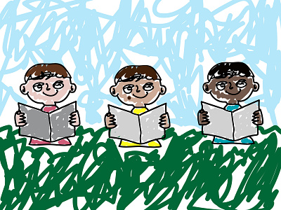 KIDSREADING illustration